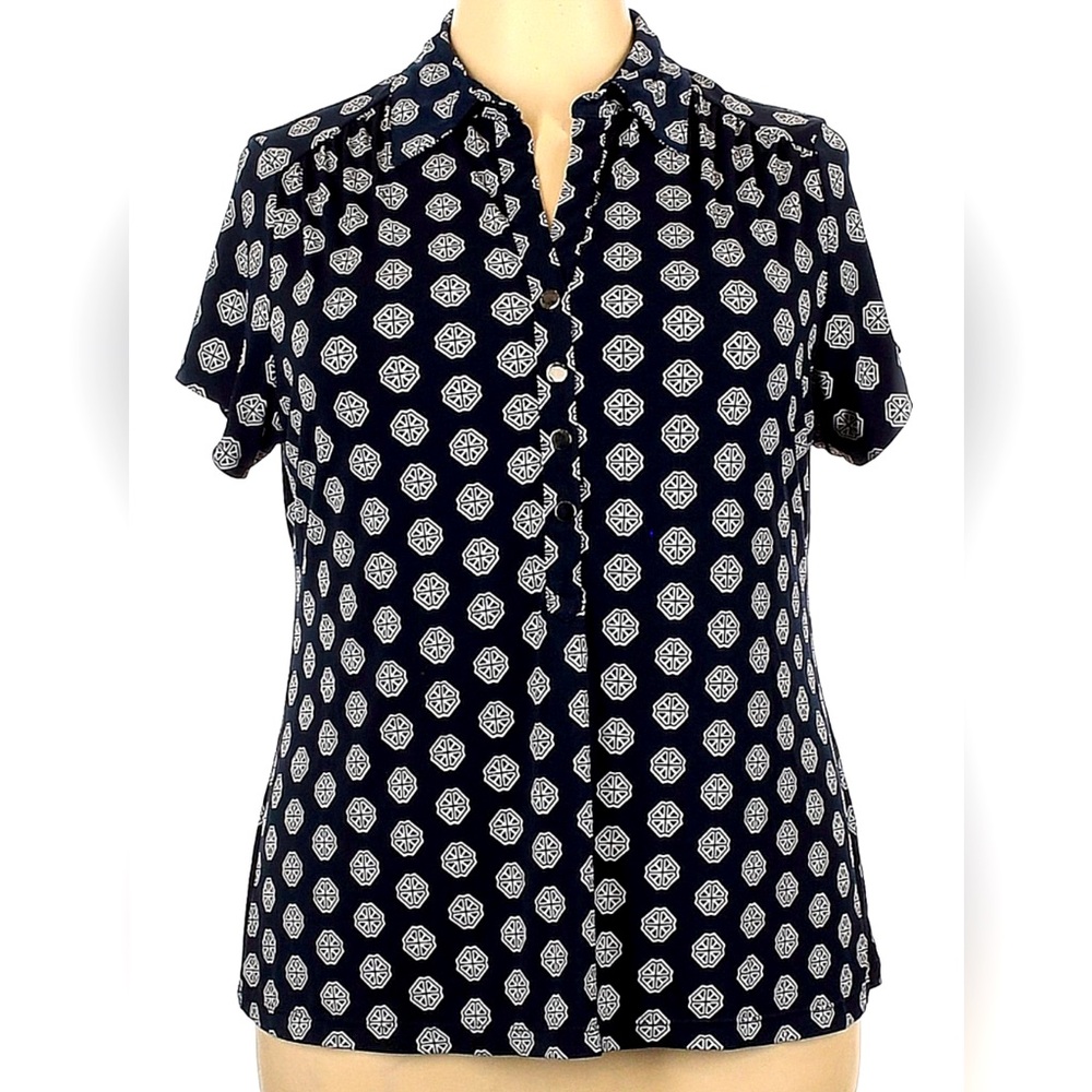 Alfani Short Sleeve Collared Shirt